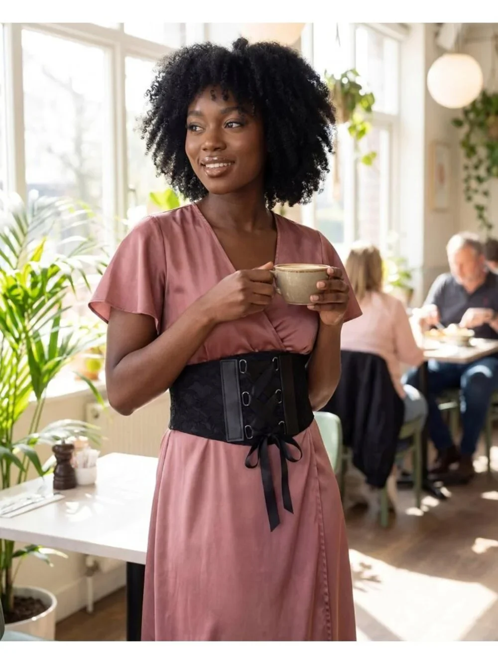 Floral Lace Corset Waspie Belt | 5.5